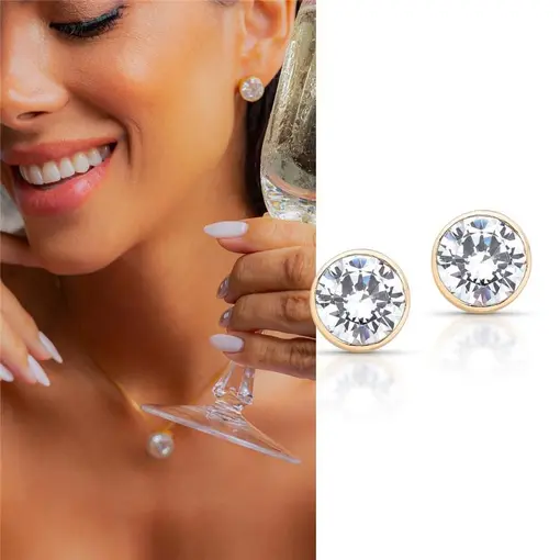 BRINCO BANHADO OURO 18K - PEDRA ZIRCÔNIA