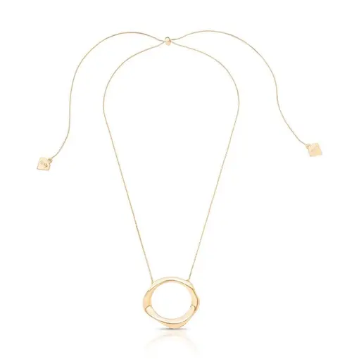 COLAR BANHADO OURO 18K -  METAL DOURADO