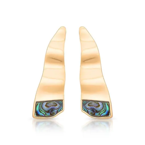 BRINCO BANHADO OURO 18K -  ABALONE