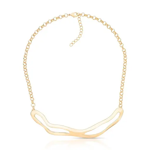 COLAR - BANHADO OURO - METAL