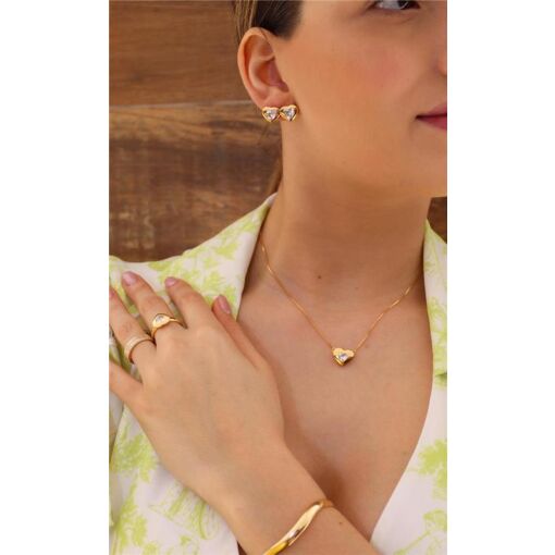 BRINCO - BANHADO OURO - METAL/ZIRCÔNIA