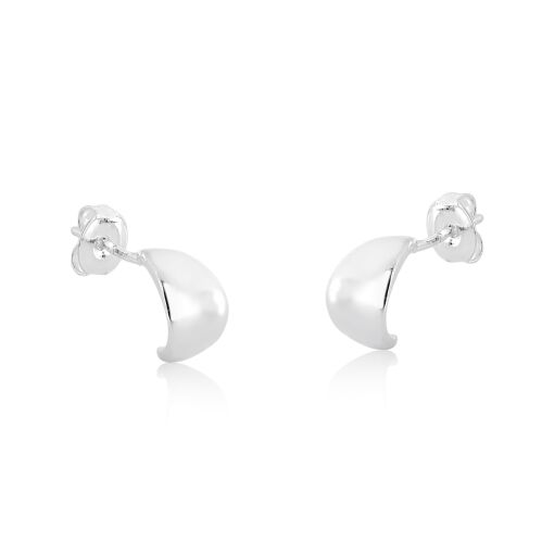 BRINCO ARGOLA DE PRATA GOTA LISA