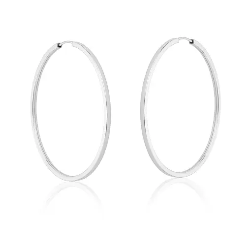 BRINCO ARGOLA DE PRATA  FINA FECHADA