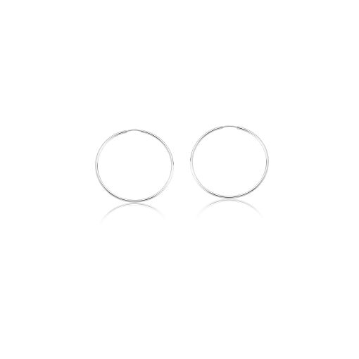 BRINCO ARGOLA  DE PRATA  3,0CM