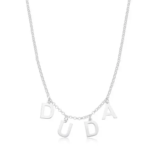 Choker Com Letras Penduradas