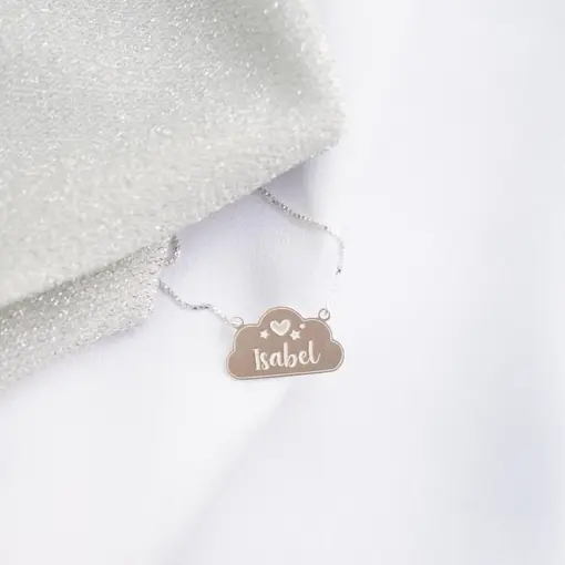 Colar Nuvem Encantada Personalizada