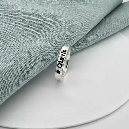 Anel Com Nome Gravado