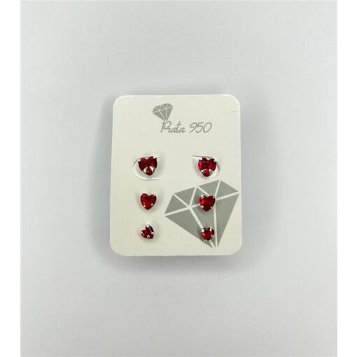TRIO CORAÇÃO VERMELHO