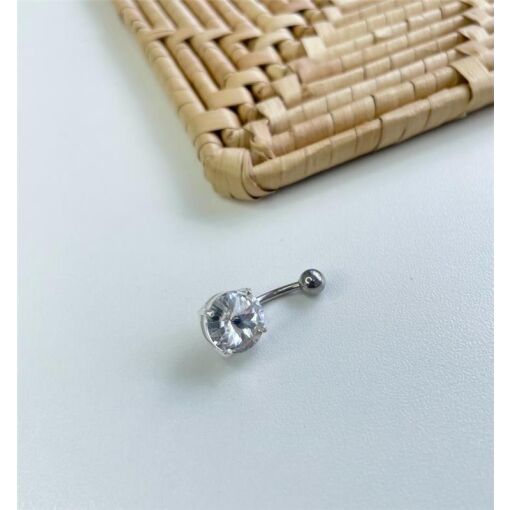 PIERCING UMBIGO COM ZIRCÔNIA