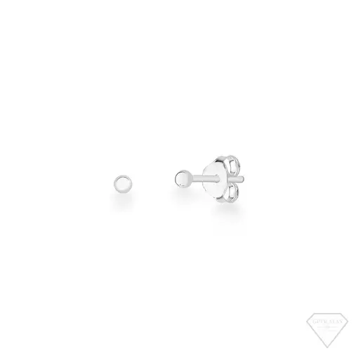 BRINCO BOLINHA PRATA 2MM