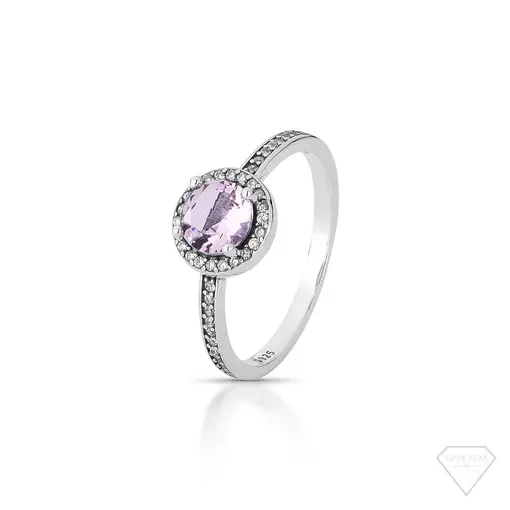 ANEL CRAVEJADO PEDRA ZIRCÔNIA (ROSA)