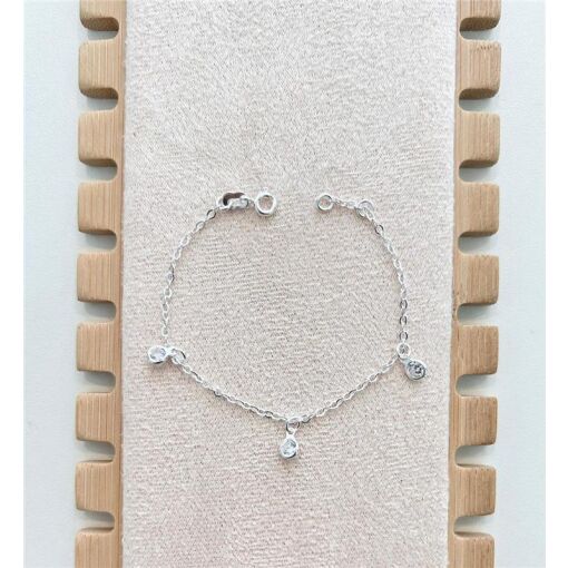 PULSEIRA INFANTIL ZIRCÔNIA INCOLOR