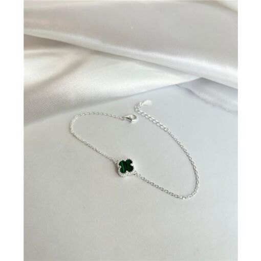 PULSEIRA TREVO PEDRA MALEQUITA
