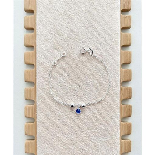 PULSEIRA INFANTIL ZIRCÔNIA AZUL