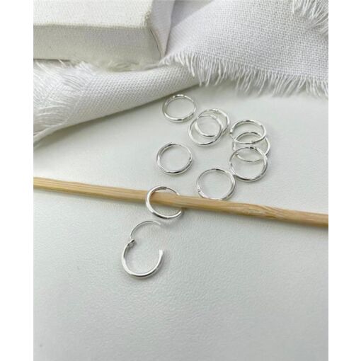 ARGOLINHA LISA 10MM (5 PARES)