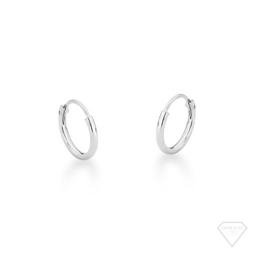 ARGOLINHA LISA 10MM (5 PARES)