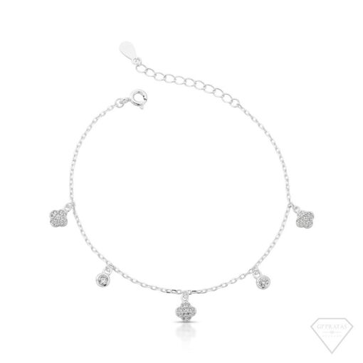 PULSEIRA TREVO COM ZIRÔNIA