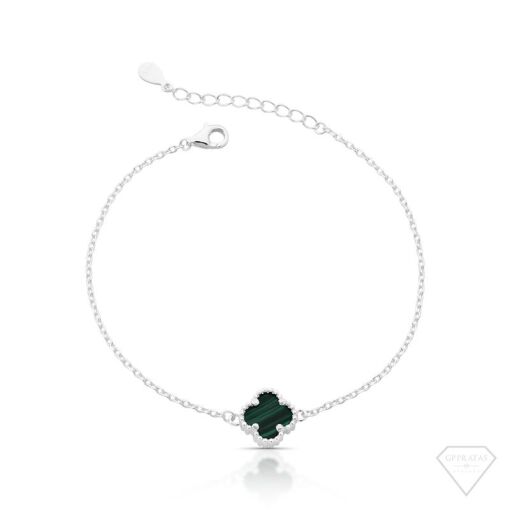 PULSEIRA TREVO PEDRA MALEQUITA