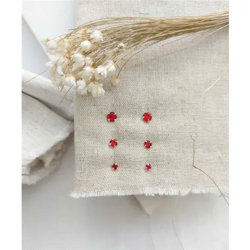 TRIO REDONDO VERMELHO