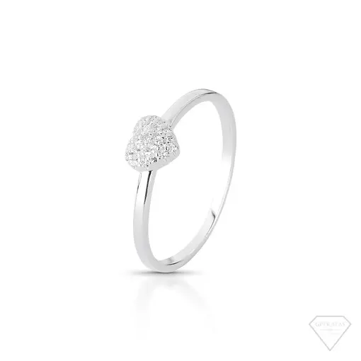 ANEL CORAÇÃO CRAVEJADO