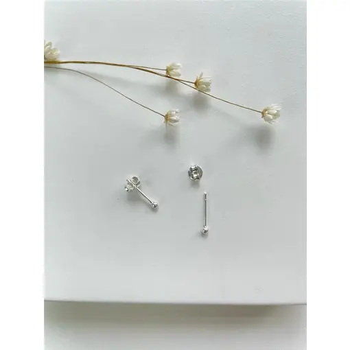 BRINCO BOLINHA PRATA 2MM