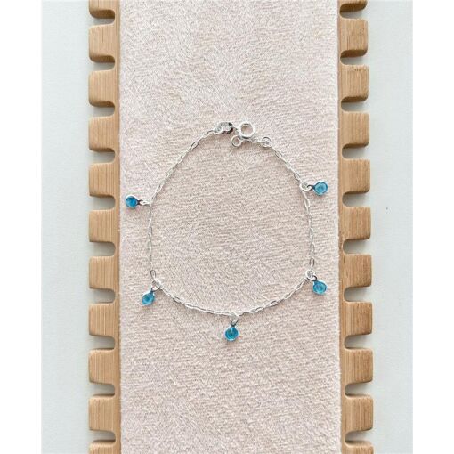 PULSEIRA ZIRCÔNIA AZUL