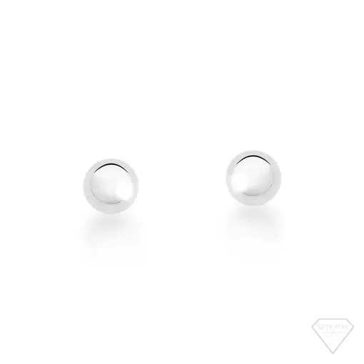 BRINCO BOLINHA PRATA 6MM
