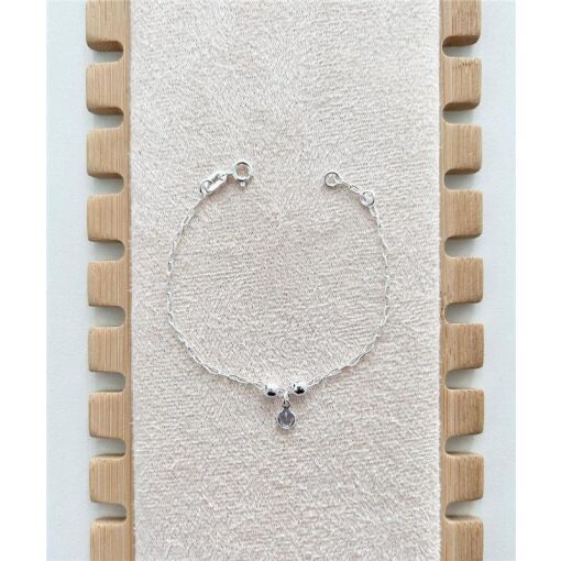 PULSEIRA INFANTIL  ZIRCÔNIA LILAS