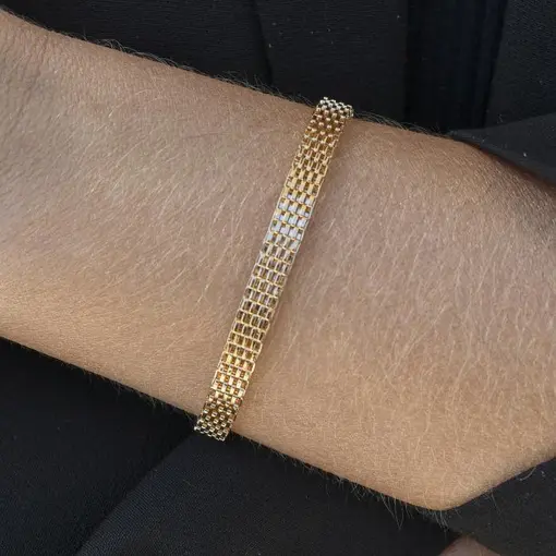 PULSEIRA MALHA ESTEIRA 6MM - TAM:16+5CM