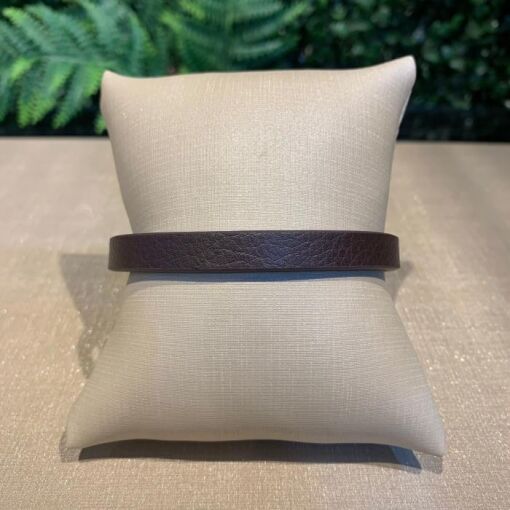 PULSEIRA LINHA MASCULINA COURO - TAM:21CM