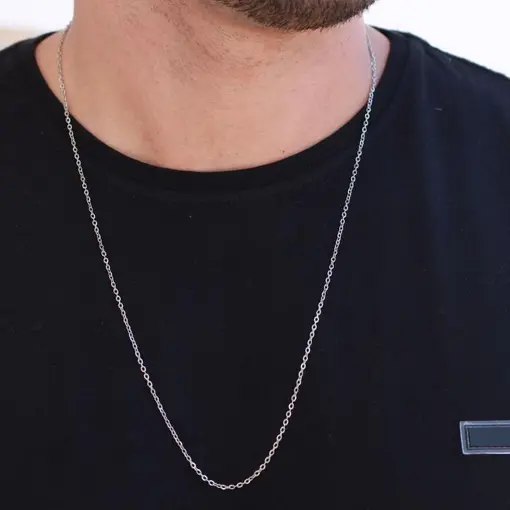 COLAR LINHA MASCULINA AÇO INOX MINI CARTIE - 60CM