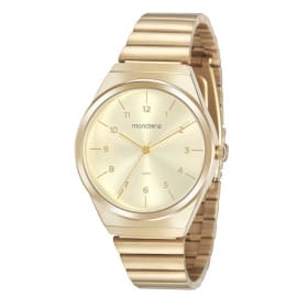 Relógio mondaine feminino dourado