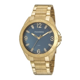 Relógio mondaine masculino dourado
