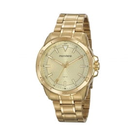 Relógio mondaine masculino dourado