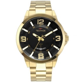 Relógio technos masculino dourado