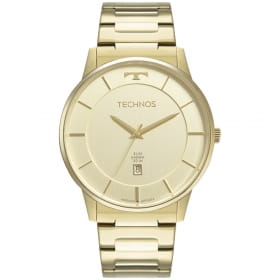 Relógio technos masculino dourado