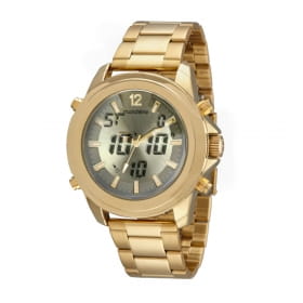 RELÓGIO MASCULINO MONDAINE DOURADO