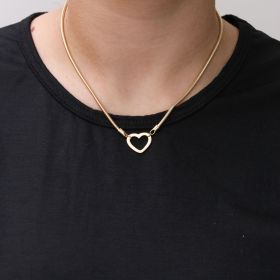 CHOCKER FOLHEADA CORAÇÃO VAZADO - LOVE TREND