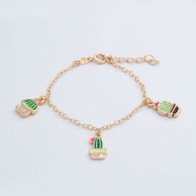 PULSEIRA FOLHEADA INFANTIL CACTOS TREND