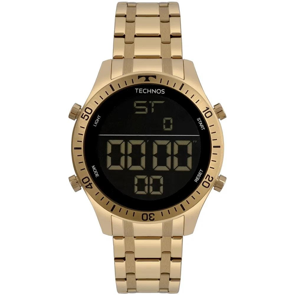 Relógio technos masculino dourado