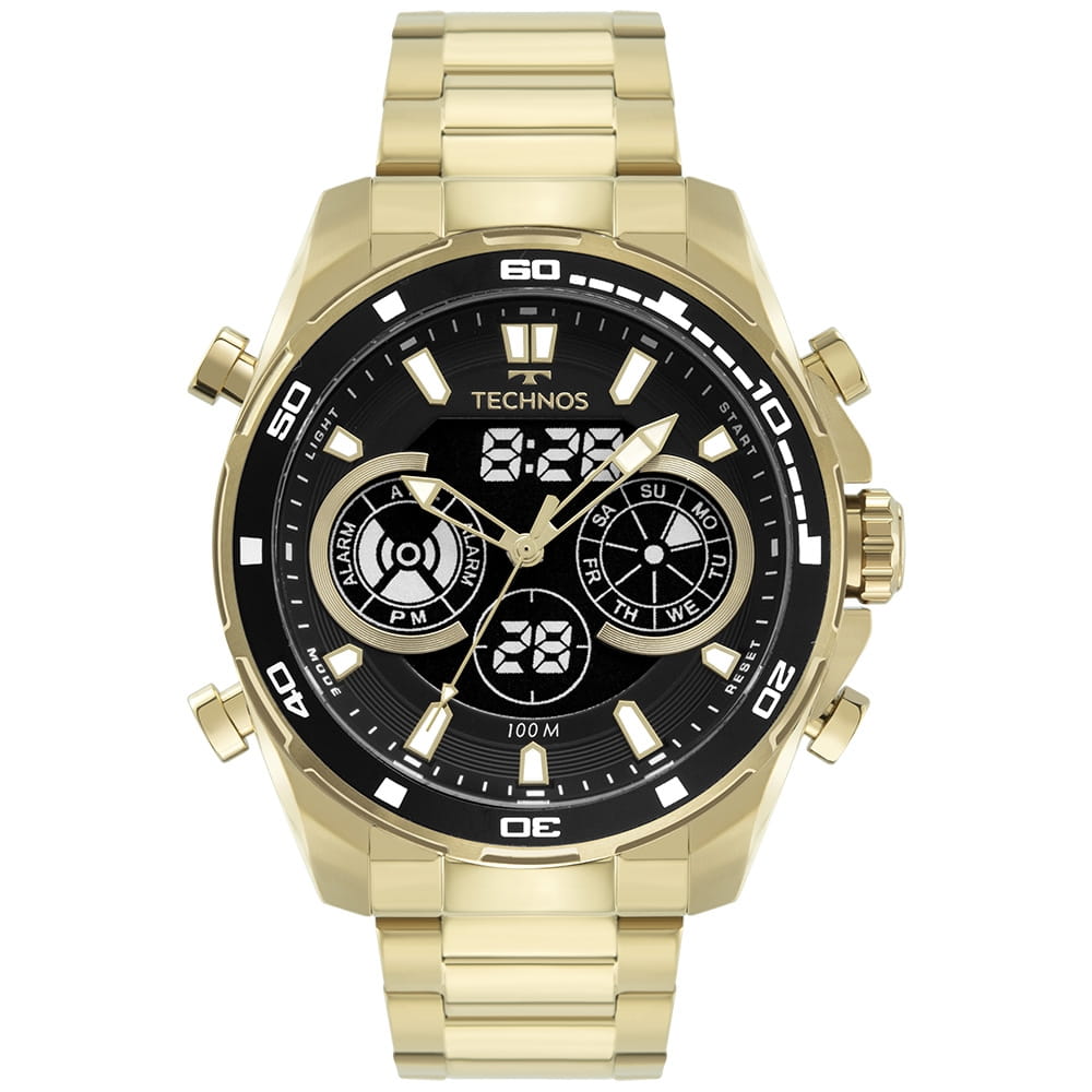 Relógio Masculino Technos Dourado