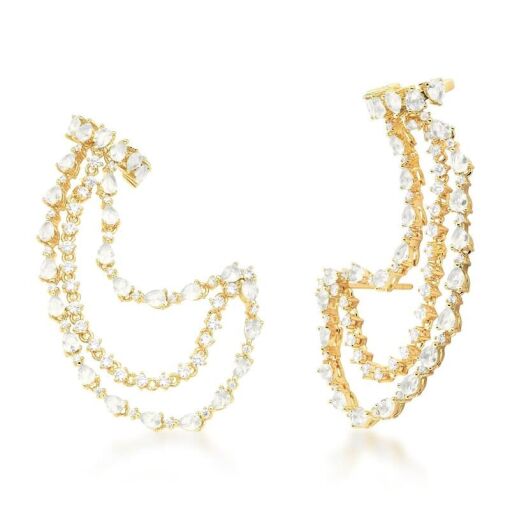 BRINCO EAR LINE COM CRISTAIS