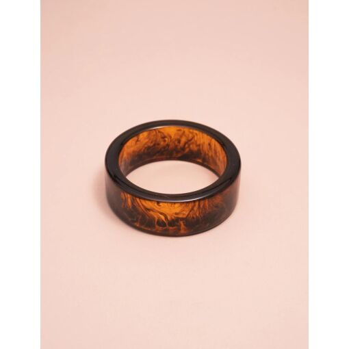 BRACELETE EM RESINA TARTARUGA