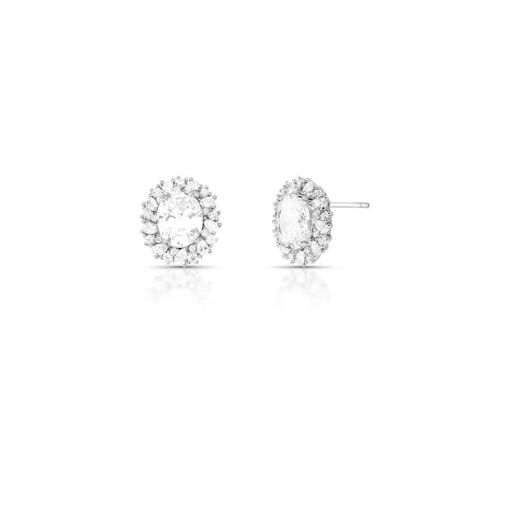 BRINCO COM CRISTAL OVAL E ZIRCÔNIAS
