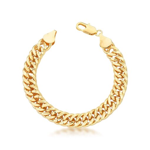 PULSEIRA ELO GRUMET BANHADO A OURO