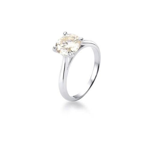 ANEL SOLITARIO 8MM - 2.0 CT MOISSANITE