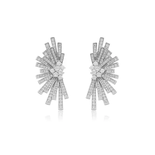 BRINCO EAR CUFF SPARKLE BANHADO A RÓDIO BANHADO A RÓDIO