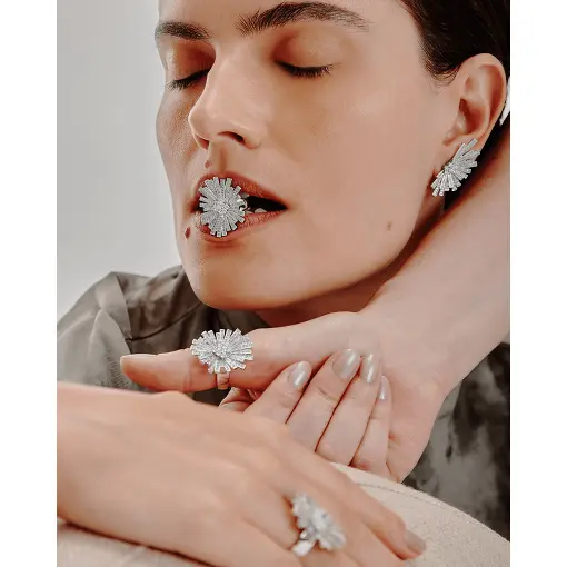 BRINCO EAR CUFF SPARKLE BANHADO A RÓDIO BANHADO A RÓDIO