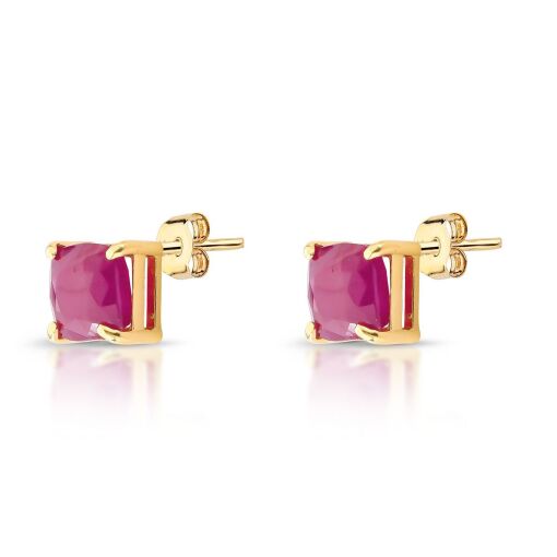 Brinco de Rubi em Ouro 18k