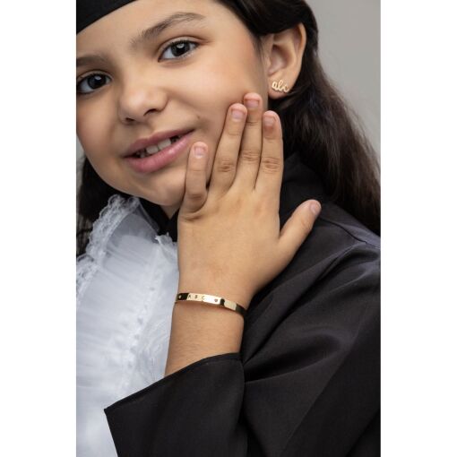 SEMI JOIA INFANTIL - BRACELETE INFANTIL FORMATURA ABC